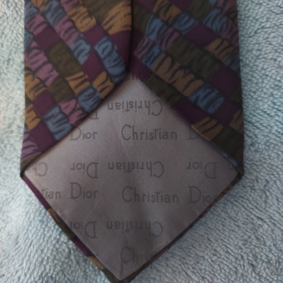 Christian Dior Monsieur 100% Silk Multicolor Tie - Picture 4 of 7